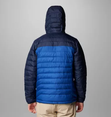 Columbia Men's Powder Lite™ II Hooded Jacket Mountain Blue Collegiate Navy