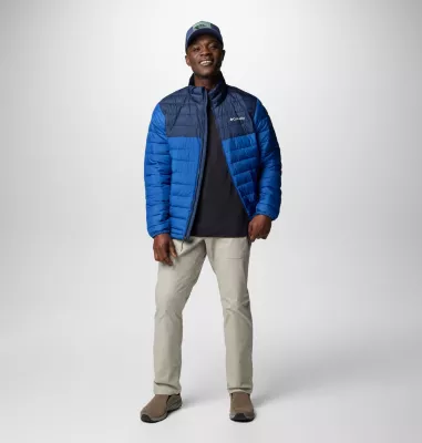 Columbia Men's Powder Lite™ II Jacket Mountain Blue Collegiate Navy