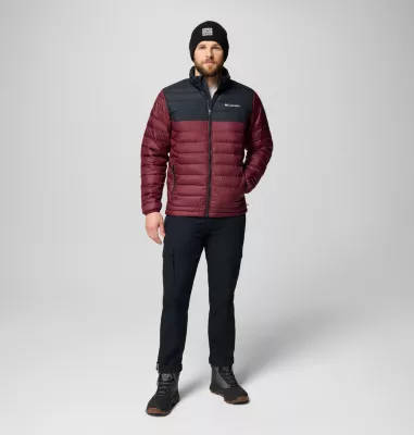 Columbia Men's Powder Lite™ II Jacket Rich Wine Black