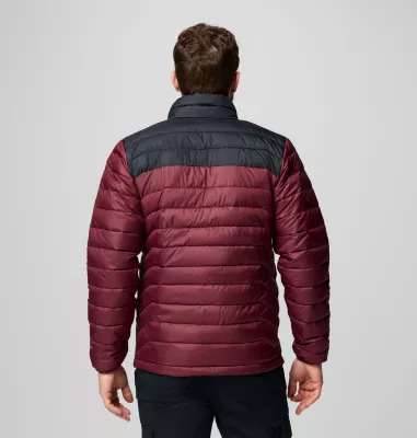 Columbia Men's Powder Lite™ II Jacket Rich Wine Black