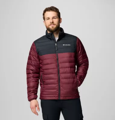 columbia Men's Powder Lite™ II Jacket Rich Wine Black