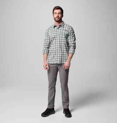 Columbia Men's Sharptail™ Long Sleeve Yarn Dye Shirt Pond Triple Check