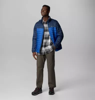 Columbia Men's Silver Falls™ II Jacket Mountain Blue Collegiate Navy