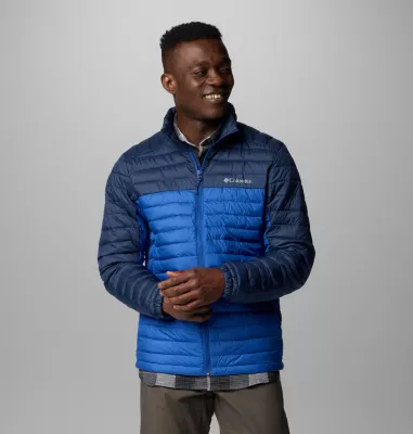 columbia Men's Silver Falls™ II Jacket Mountain Blue Collegiate Navy