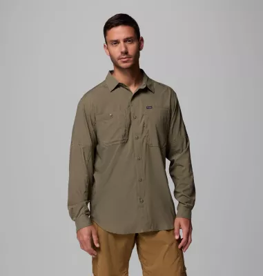columbia Men's Silver Ridge™ Utility Lite Long Sleeve Shirt Stone Green