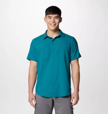 columbia Men's Silver Ridge™ Utility Lite Short Sleeve Shirt River Blue