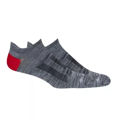 columbia Men's Space Dye BRR No-Show Lightweight Socks - 2 Pack DK GREY/DK GREY