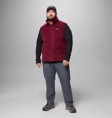 Columbia Men's Steens Mountain™ Fleece Vest - Big Rich Wine