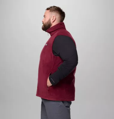 Columbia Men's Steens Mountain™ Fleece Vest - Big Rich Wine