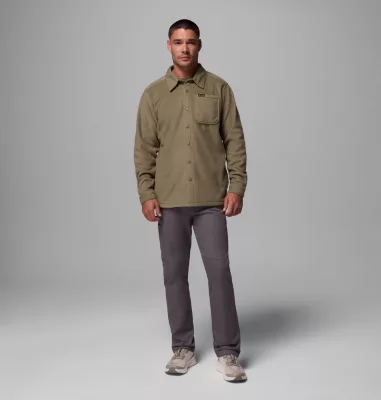 Columbia Men's Steens Mountain™ Solid Shirt Jacket Stone Green