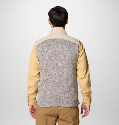 Columbia Men's Sweater Weather™ II Vest - Tall Dark Stone Heather Ancient Fossil