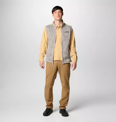 Columbia Men's Sweater Weather™ II Vest - Tall Dark Stone Heather Ancient Fossil