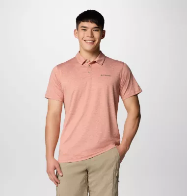 columbia Men's Tech Trail™ Utility Polo - Tall Tuscan Heather