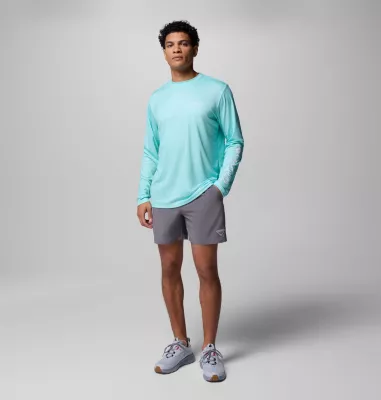 Columbia Men's Terminal Tackle PFG™ Horizon Line Long Sleeve Shirt Gulf Stream Boat