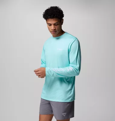 Columbia Men's Terminal Tackle PFG™ Horizon Line Long Sleeve Shirt Gulf Stream Boat