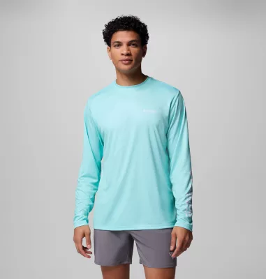 columbia Men's Terminal Tackle PFG™ Horizon Line Long Sleeve Shirt Gulf Stream Boat