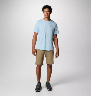 Columbia Men's Thistletown Hills™ Short Sleeve Shirt - Tall Ripple Blue Heather