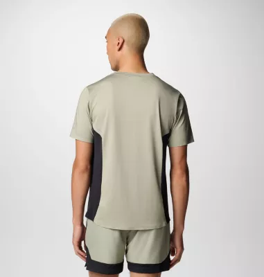 Columbia Men's Three Pitch™ Short Sleeve Crew Safari Black
