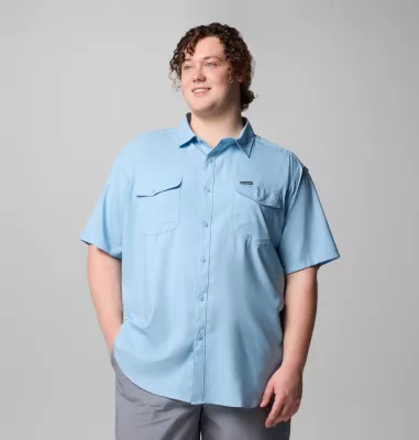 columbia Men's Utilizer™ II Solid Short Sleeve Shirt – Big Ripple Blue