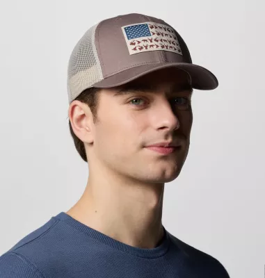 Columbia PHG Game Flag™ Mesh Snapback Iron Dark Stone Hunting Flag