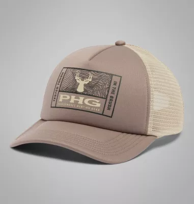 columbia PHG Timberbuck™ Foam Trucker Hat Iron Fossil Deer Patch
