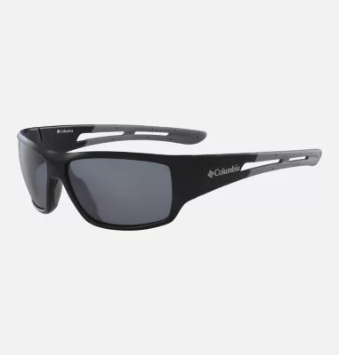 Columbia Utilizer Polarized Sunglasses Shiny Black/Silver Flash