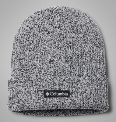 columbia Whirlibird™ Cuffed Beanie White Black Marled Logo