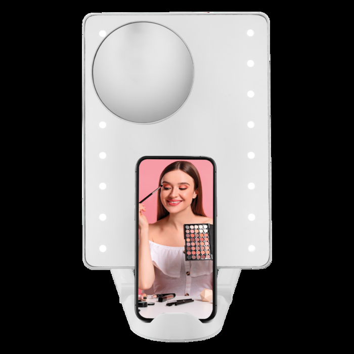 comair LED Hollywood Lighted Social Media Mirror