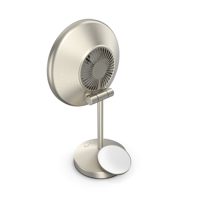 Comair LED-Lighted Fan Mirror With Spot Magnification