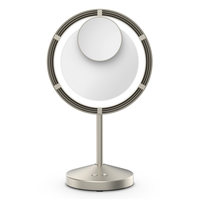 comair LED-Lighted Fan Mirror with Spot Magnification