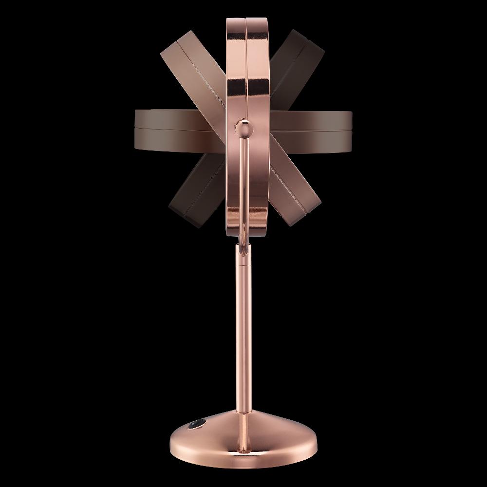 Comair Reflections 1x/10x LED Rose Gold Makeup Mirror