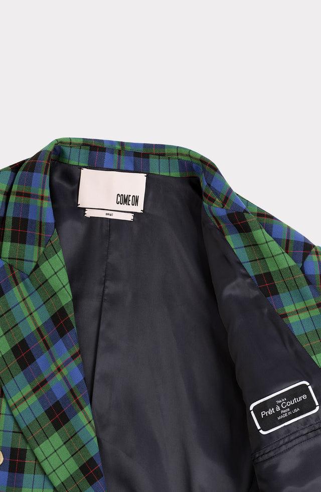 Come On ALLEGRO JACKET GREEN AND BLUE