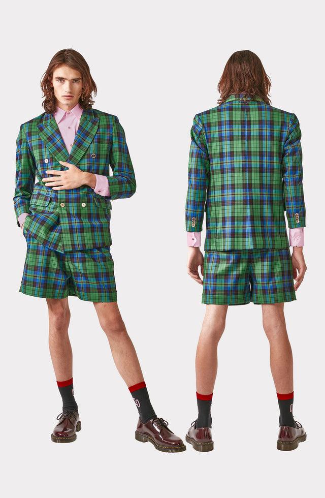 come on ALLEGRO JACKET GREEN AND BLUE