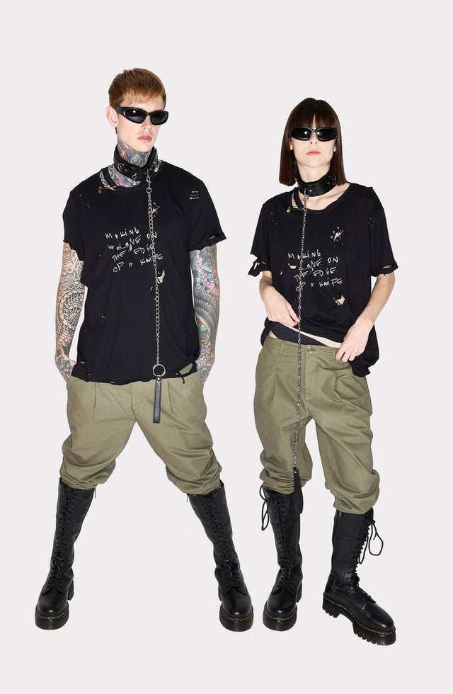 come on APRIL SKIES T-SHIRT BLACK