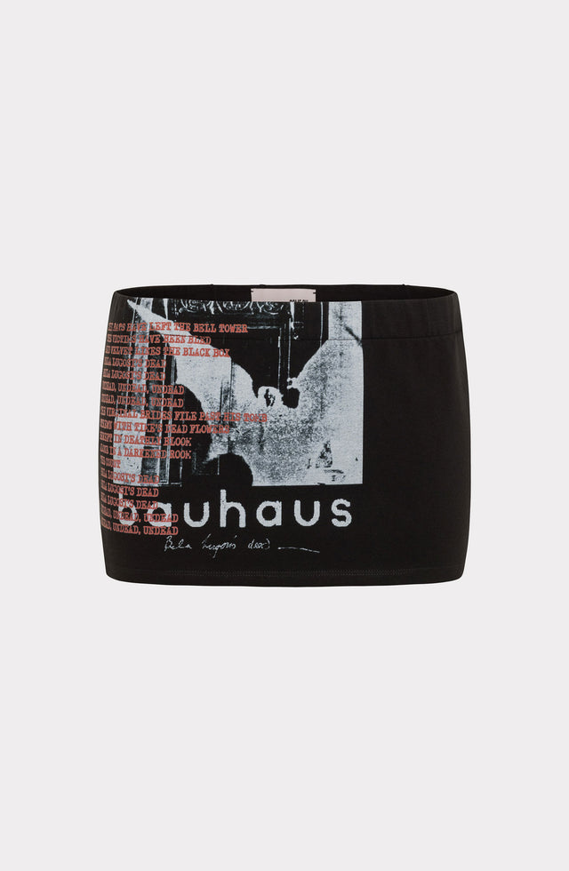 Come On BAUHAUS MINI SKIRT BLACK