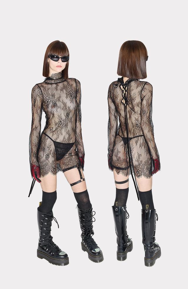 come on GLENDA DRESS BLACK