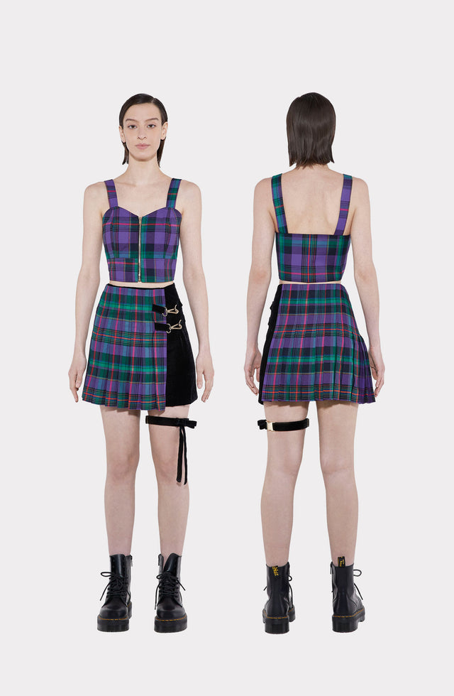 come on JACK SKIRT SHORT VIOLET