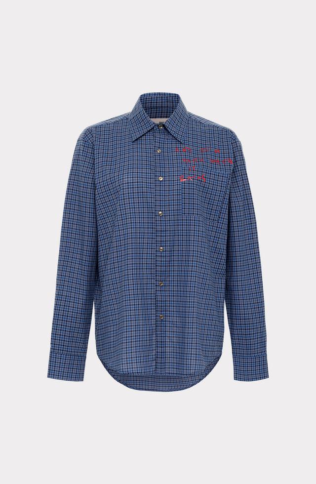 Come On LYRIC SHIRT BLUE