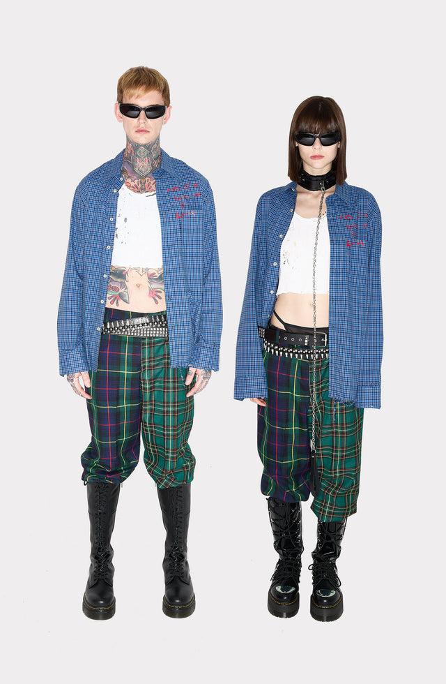 come on LYRIC SHIRT BLUE