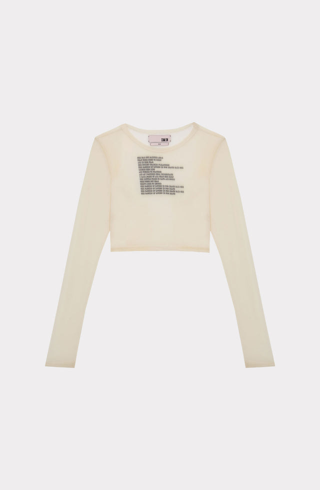 Come On ONLY LOVERS T-SHIRT NUDE