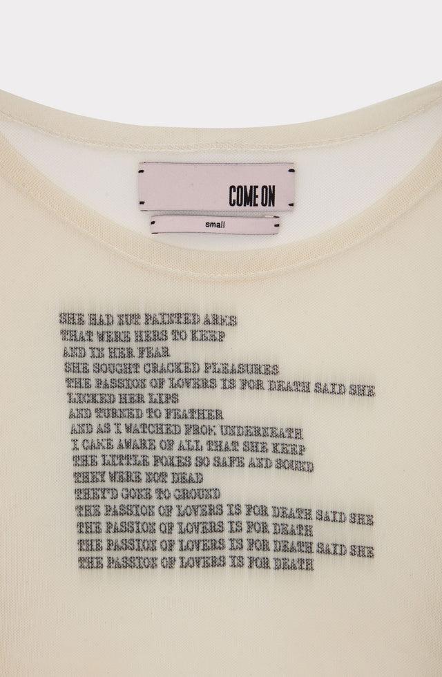 Come On ONLY LOVERS T-SHIRT NUDE