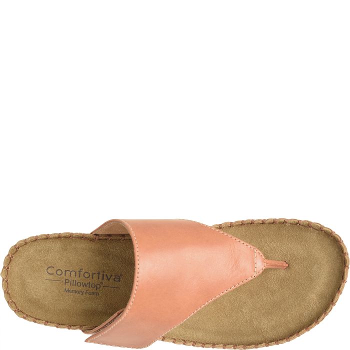 Comfortiva Edwyn Wedges Luggage (Tan)