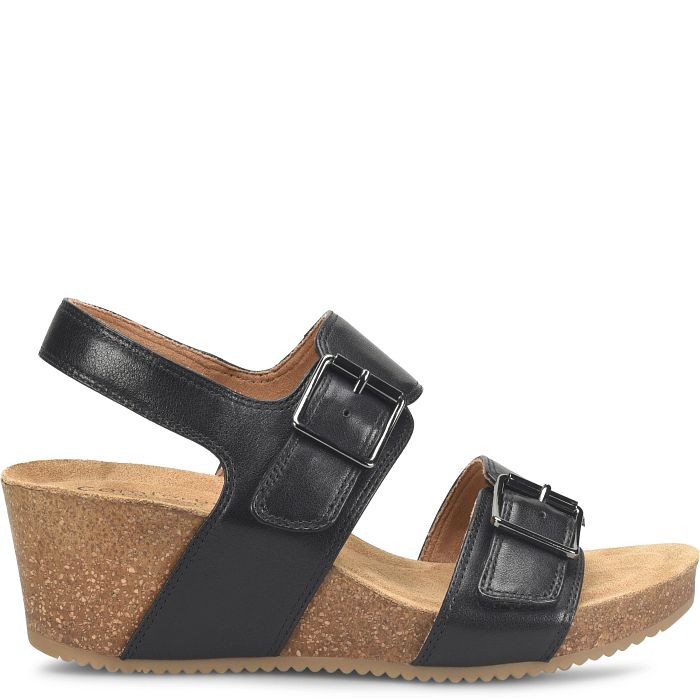 Comfortiva Erlina Wedges Black
