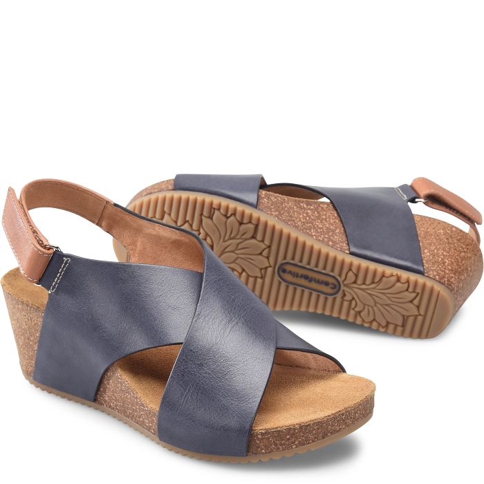 comfortiva Eva Sandals Sky Navy (Blue)