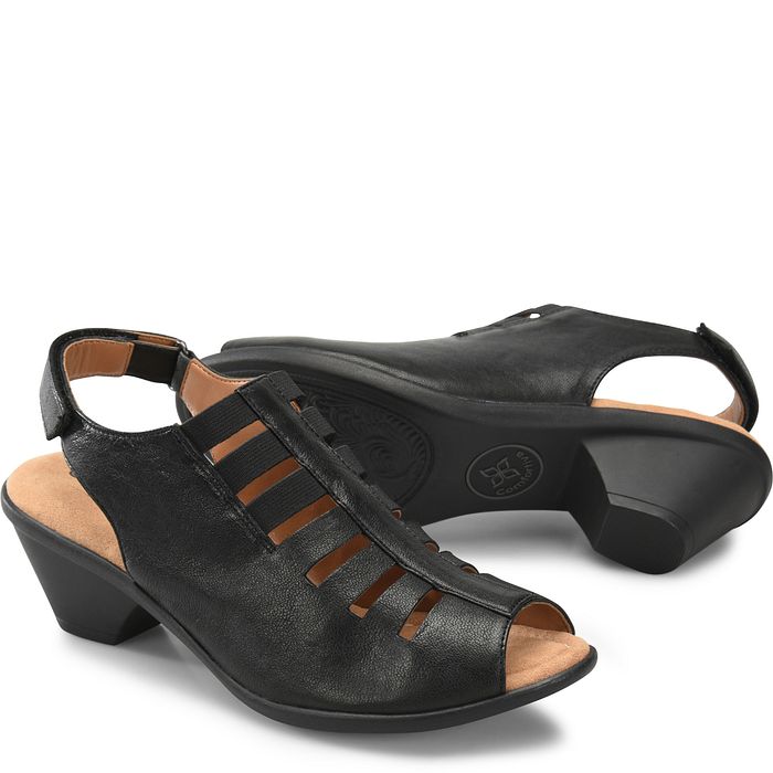 comfortiva Faye Heels Black