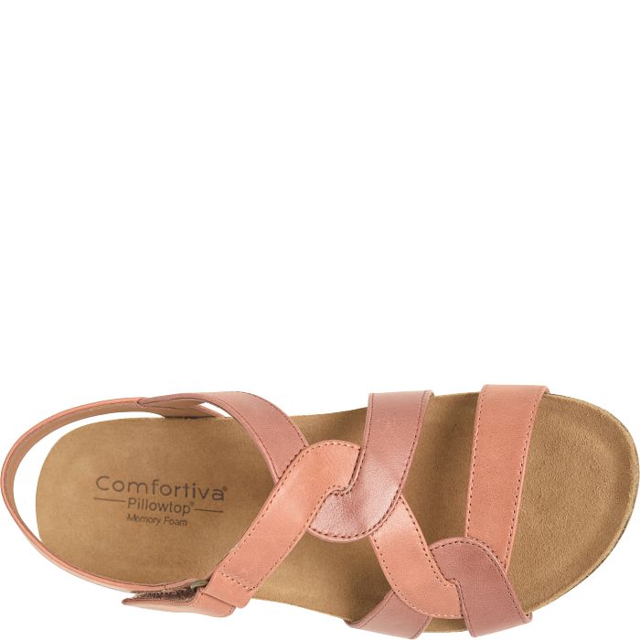 Comfortiva Garner Sandals Luggage/Cognac (Tan)