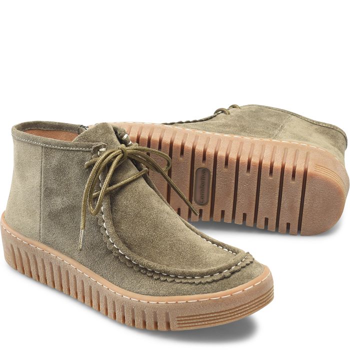 comfortiva Holland Boots & Booties Olive Suede (Green)