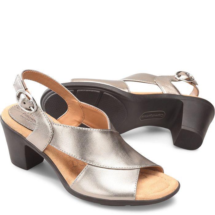 comfortiva Katara Heels Anthracite (Metallic)