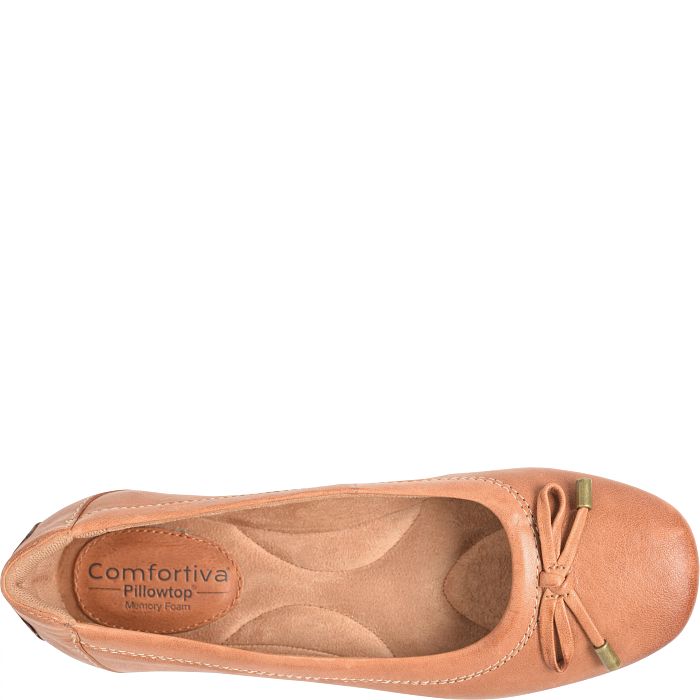 Comfortiva Keegan Flats Luggage (Tan)