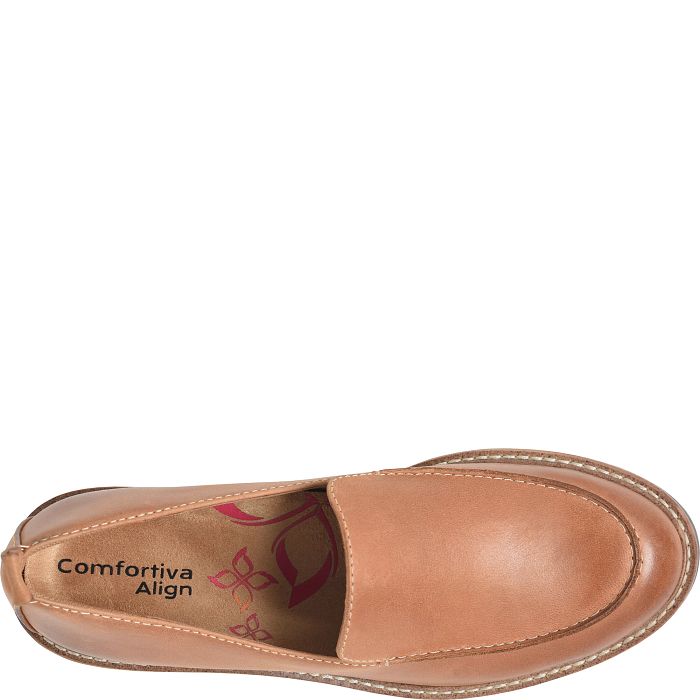Comfortiva Lindee Flats Luggage (Tan)